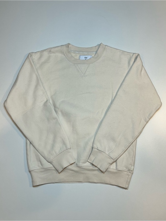 TNA Sweaters - TNA Aritzia Fleece Crewneck Sweatshirt Cream Ivory Pullover
